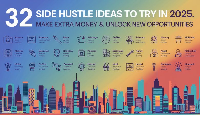 32 Side Hustle Ideas to Try in 2025: Make Extra Money & Unlock New Opportunities